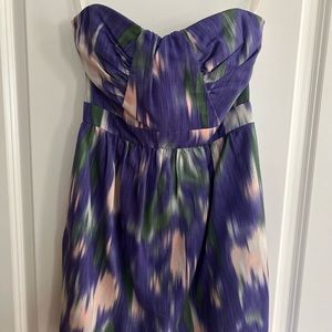 Shoshanna Monet Floral Print Cocktail Dress